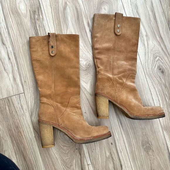 UGG | Ugg Australia Josie Boots Mid Calf Convertible Ankle Boot Bootie | Size 8 - Picture 3 of 12